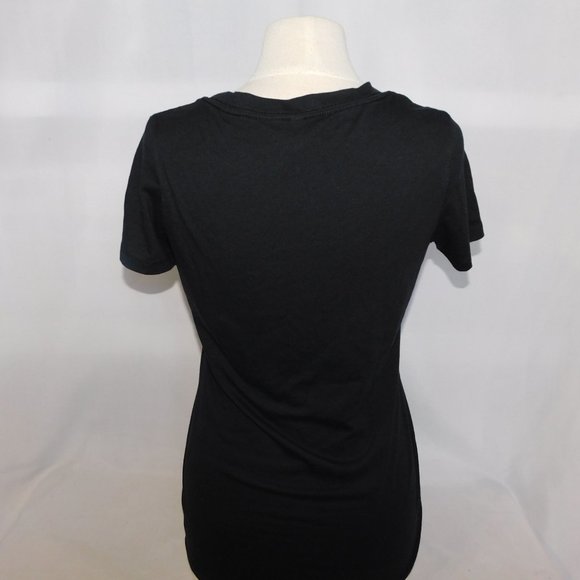 NASTY WOMEN UNITE Womens L Black Short sleeve V Neck T Shirt - Picture 6 of 8